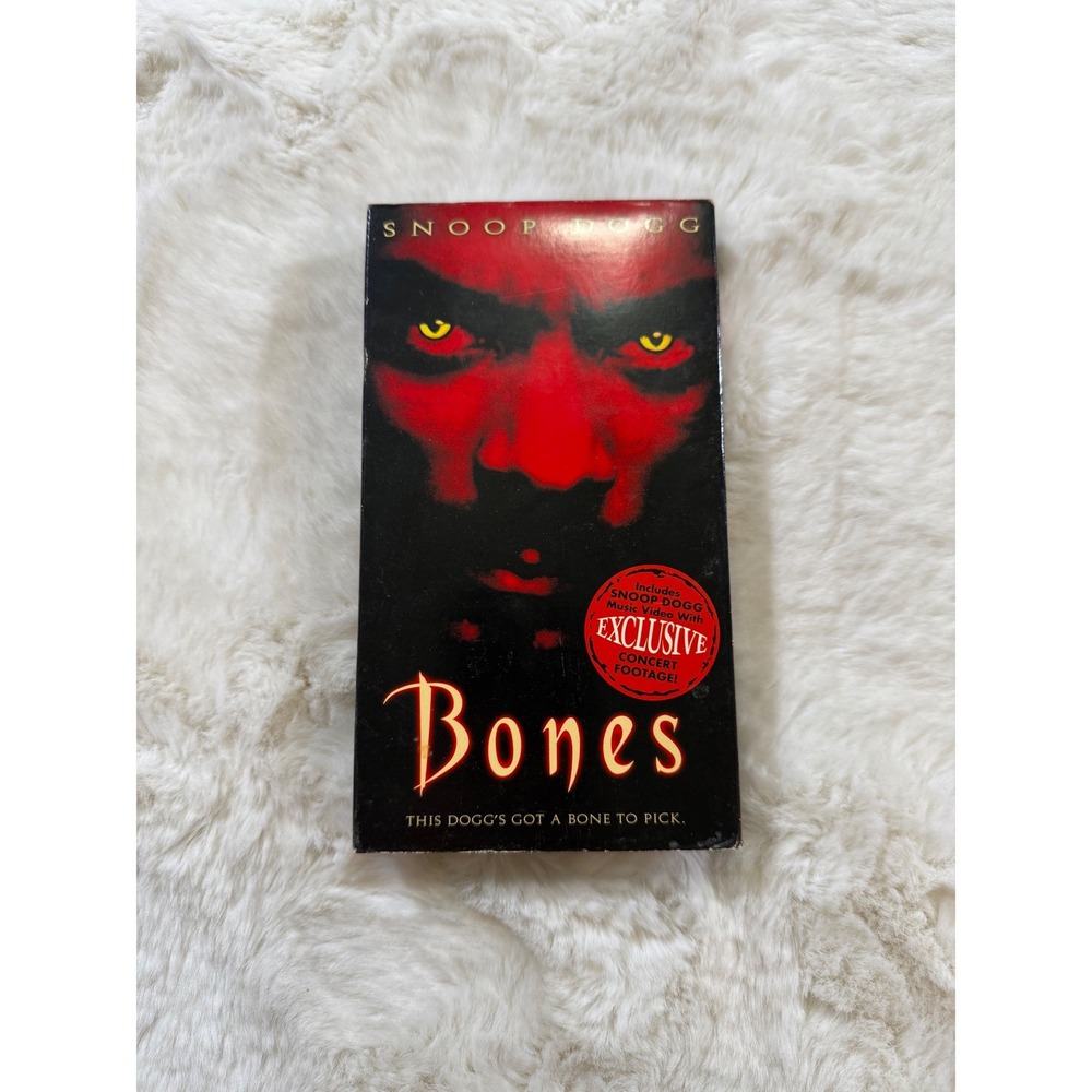 New Line Bones VHS Snoop Dogg Black Horror Movie 2001 Vintage Blockbuster‎